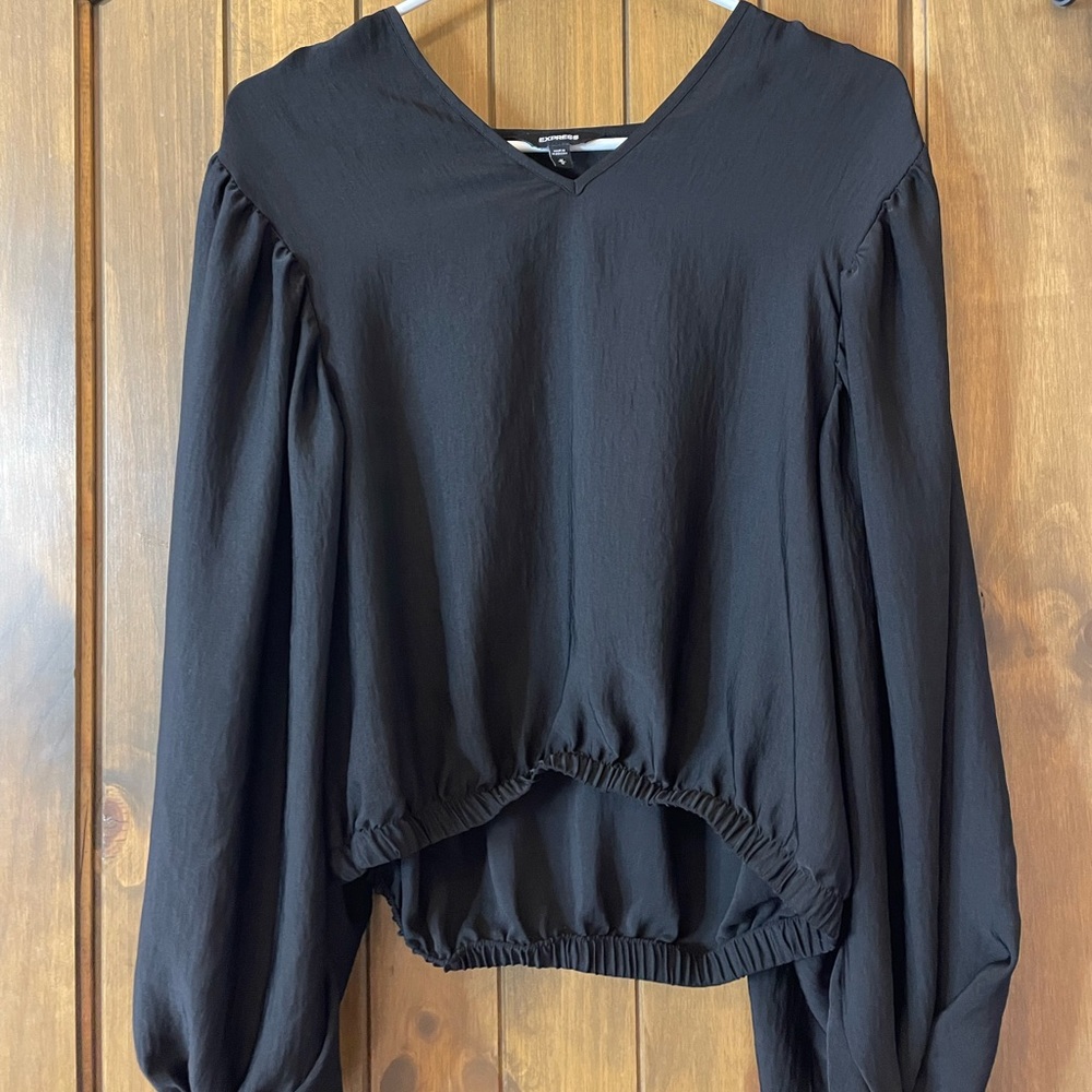 Black Casual Blouse